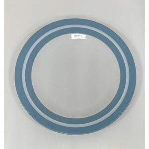 Emeril Wedwood Glacier Blue Dinner Plate. KT145